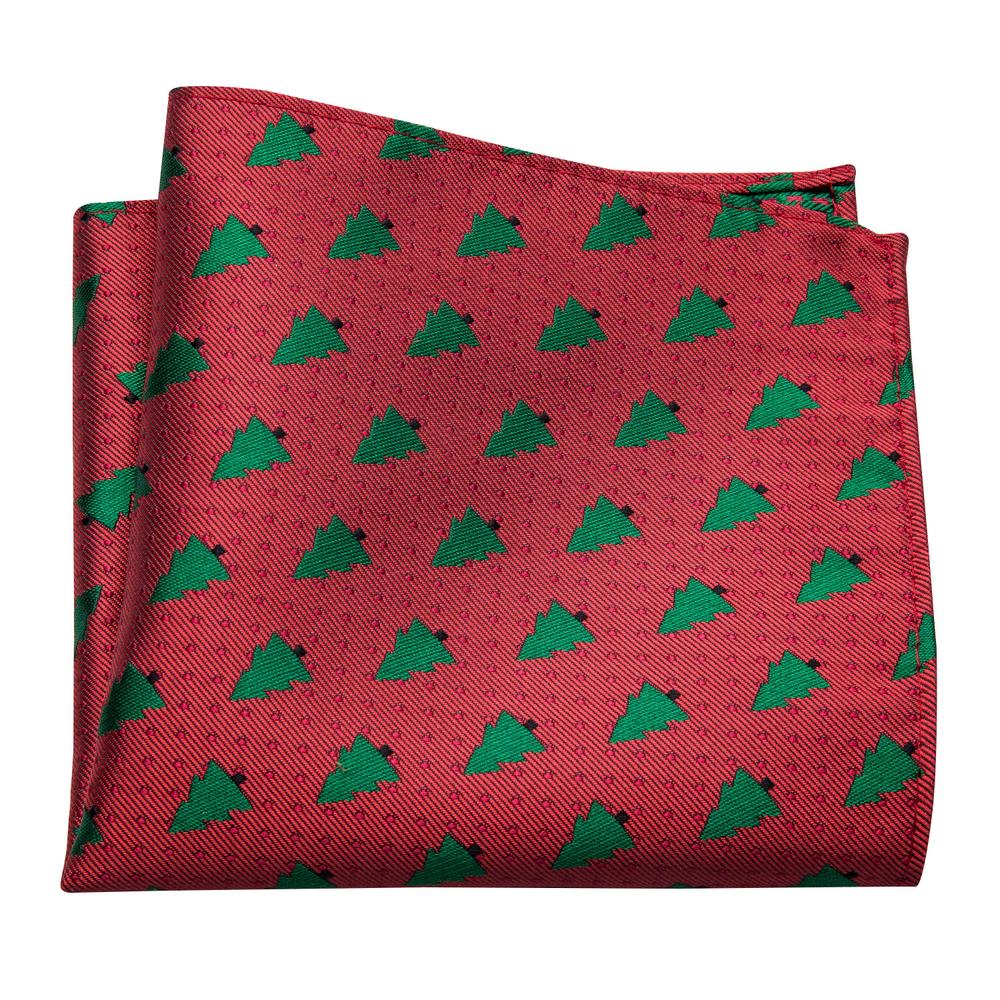 Red Tree Bow Tie Set - GentCrest - View 7
