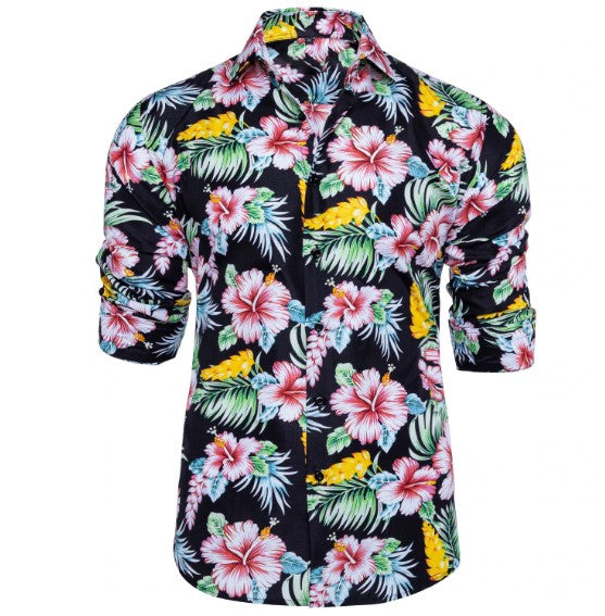 Black Elegant Dress Shirt - GentCrest - View 3