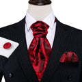 Red Paisley Ascot Set - GentCrest