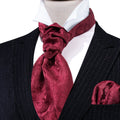 Red Paisley Ascot Set - GentCrest
