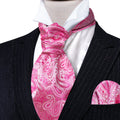 Pink Paisley Ascot Set - GentCrest