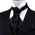 Black Paisley Ascot Set - GentCrest