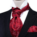 Red Christmas Tree Ascot Set - GentCrest