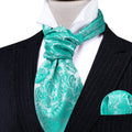 Teal Paisley Ascot Set - GentCrest