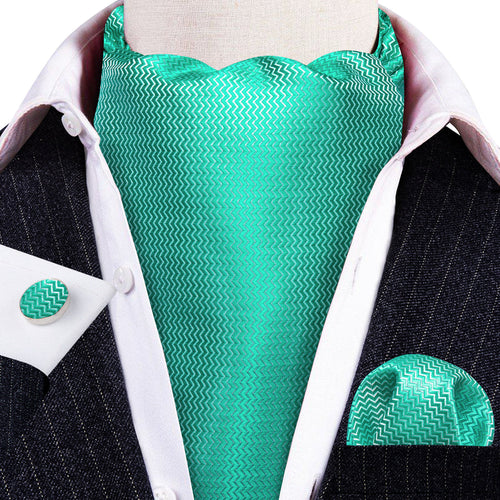 Aqua Solid Ascot Set - GentCrest