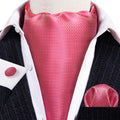 Pink Solid Ascot Set - GentCrest