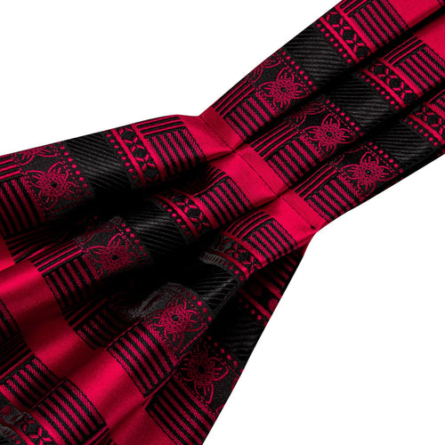 Black and Red Ascot Set - GentCrest - View 2