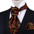 Black Pink Yellow Ascot Set - GentCrest