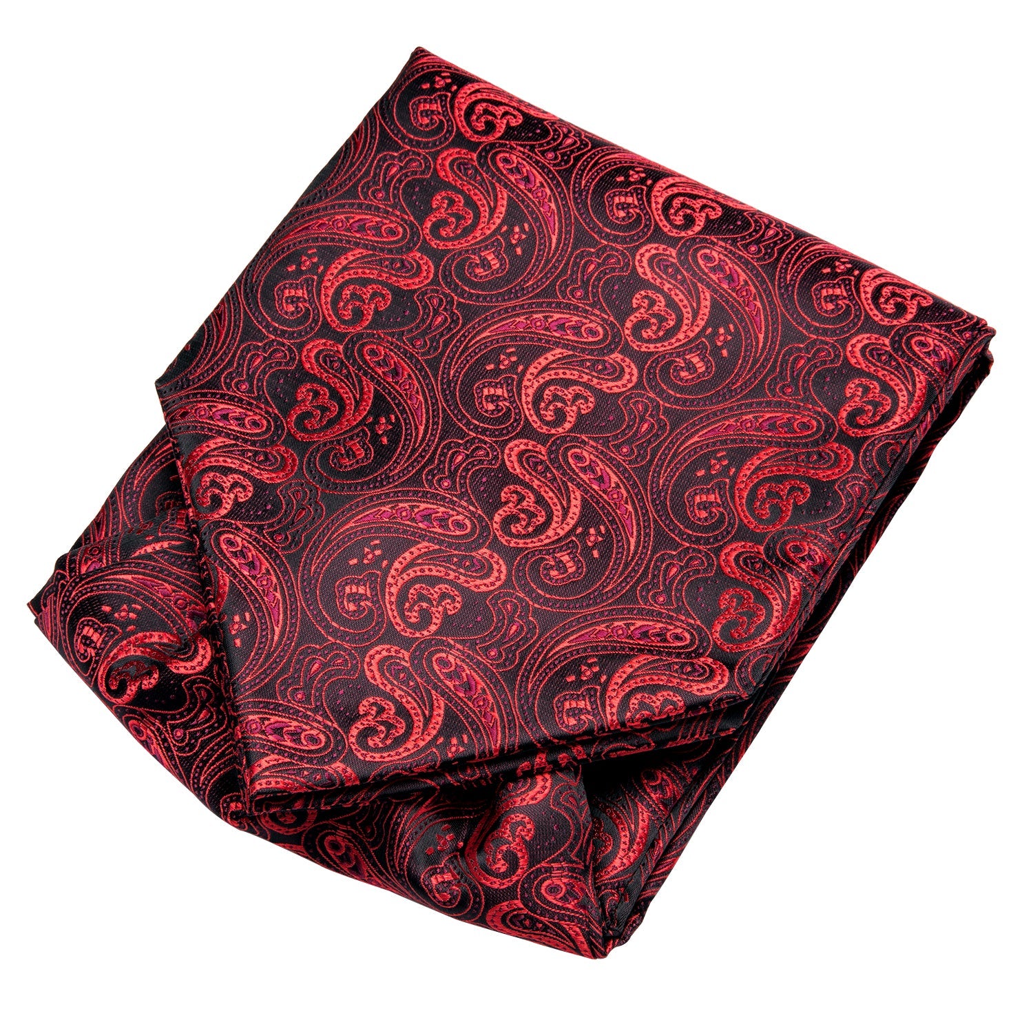 GentCrest Red Paisley Ascot - Image 4