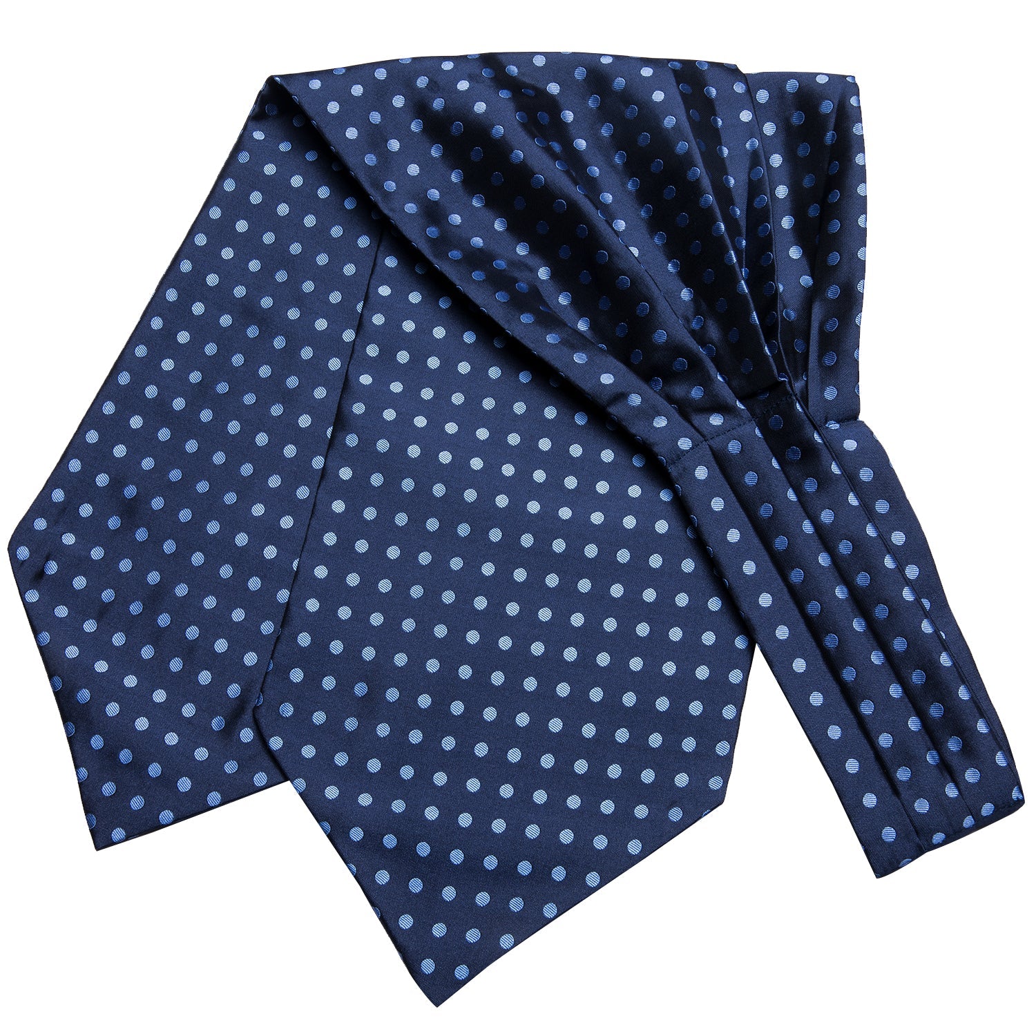 GentCrest Blue Polka Dot Ascot - Image 4