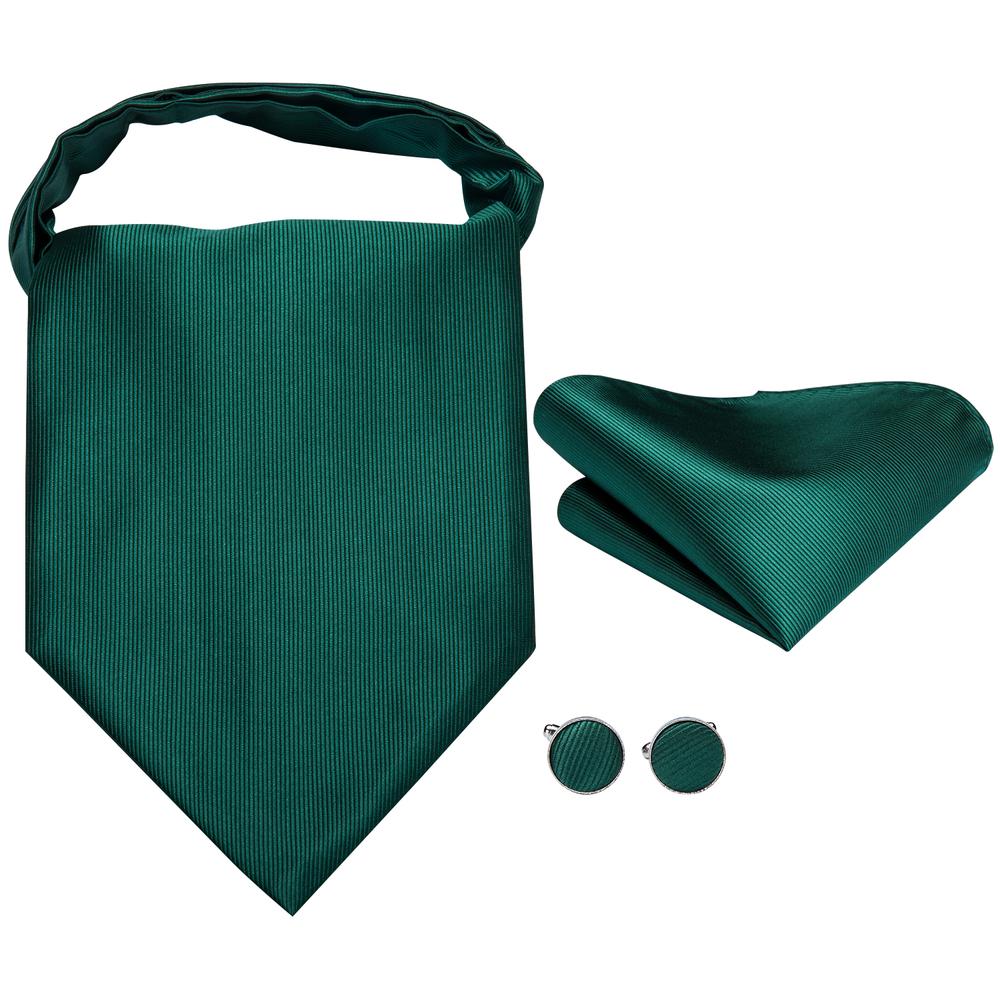 GentCrest Red Solid Ascot - Image 4