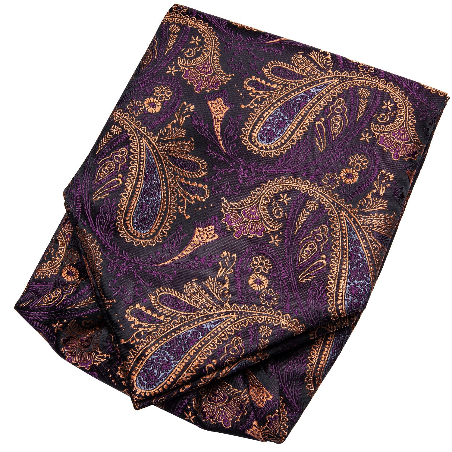 GentCrest Purple Paisley Ascot - Image 5