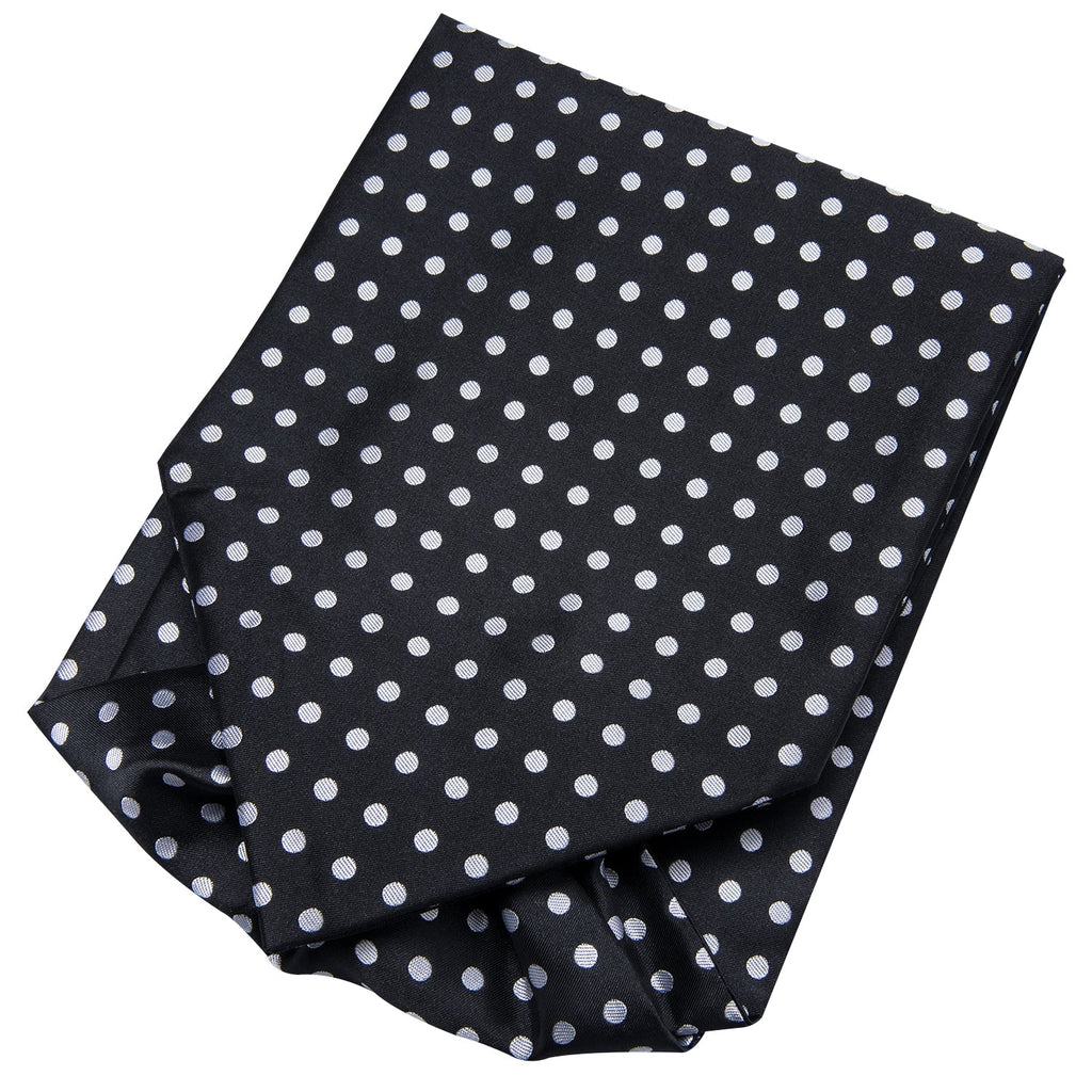 GentCrest Black Polka Dot Ascot - Image 5