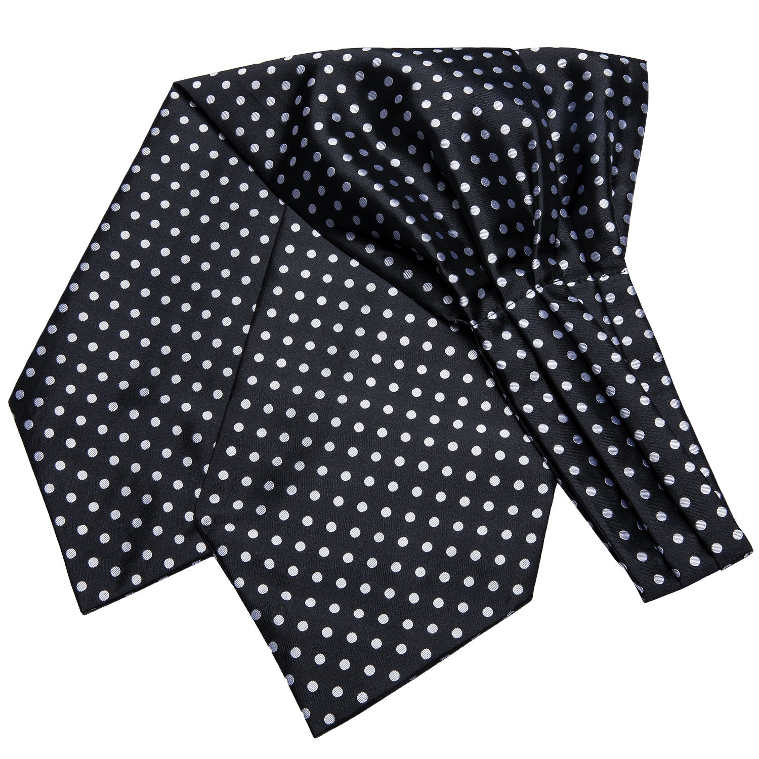 GentCrest Black Polka Dot Ascot - Image 4
