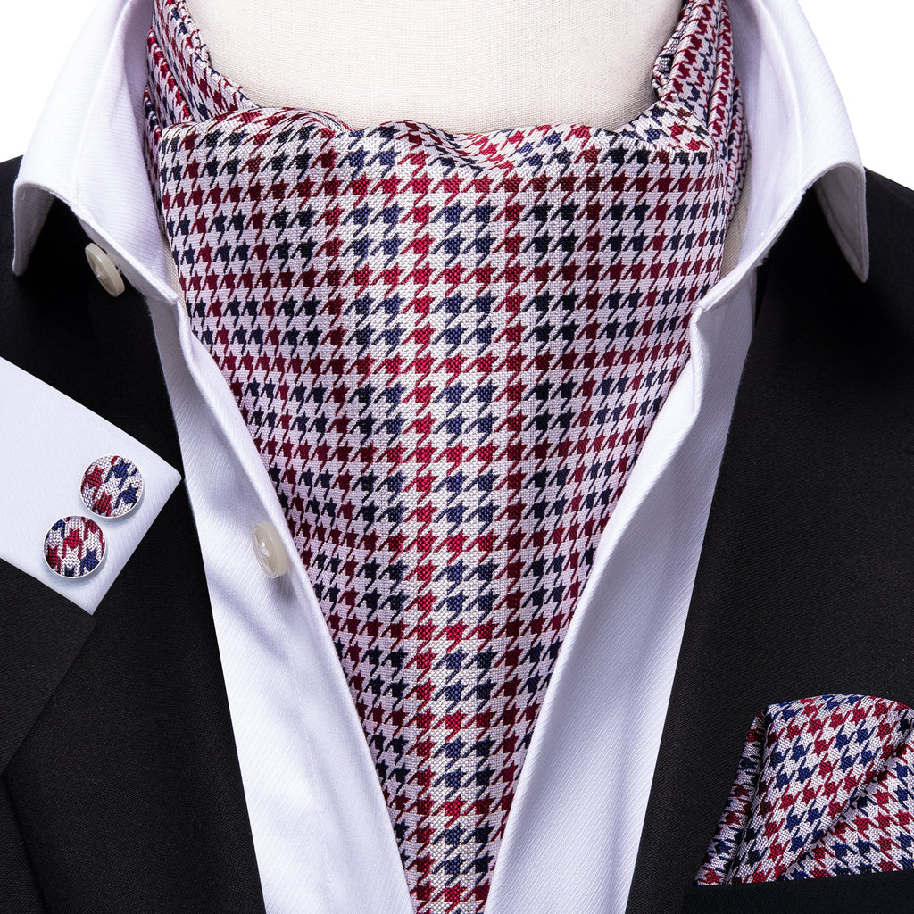 GentCrest Blue Plaid Ascot - Image 2