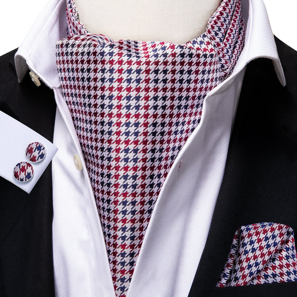 GentCrest Blue Plaid Ascot - Image 1