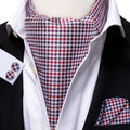 GentCrest Blue Plaid Ascot - Image 1