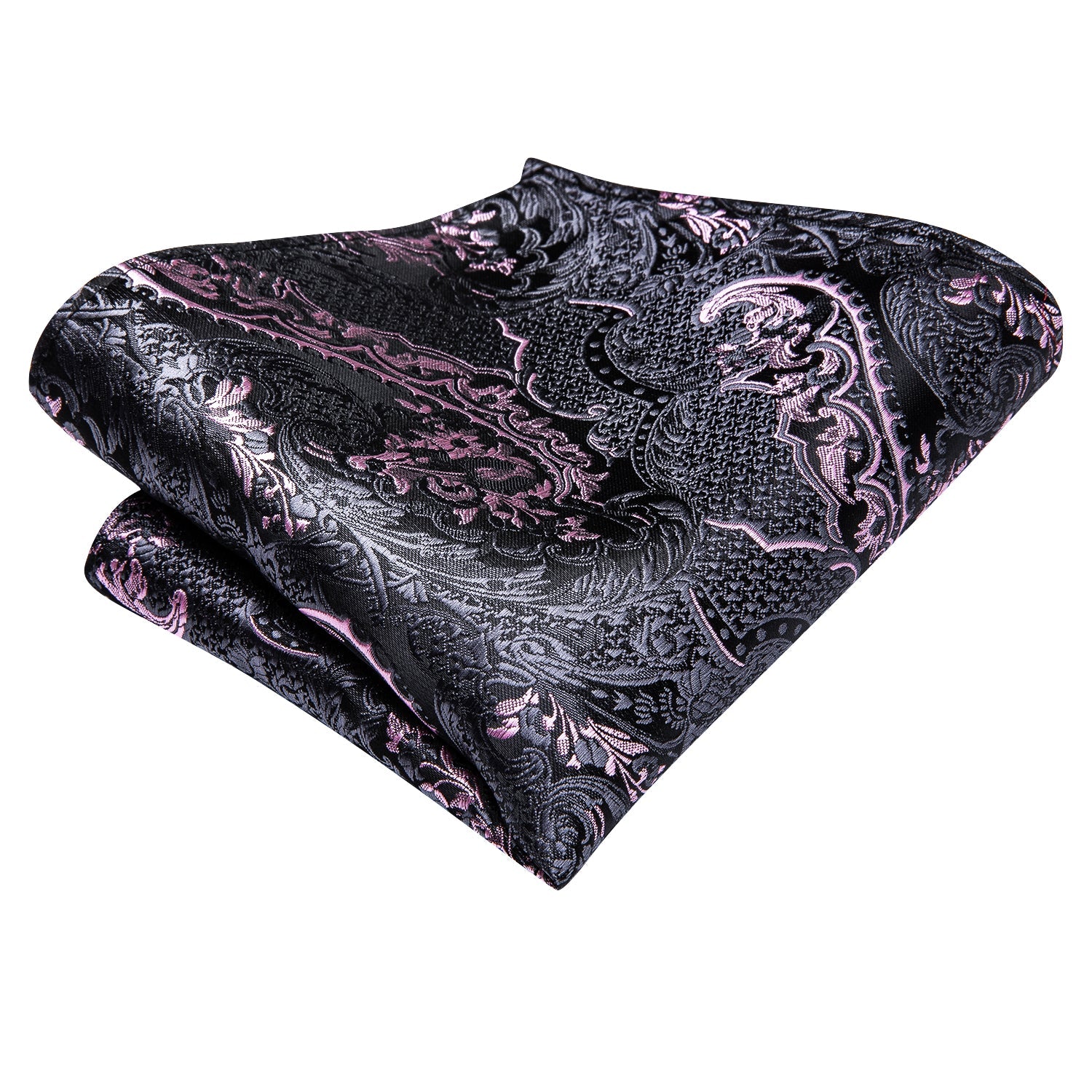 GentCrest Black Paisley Ascot - Image 6