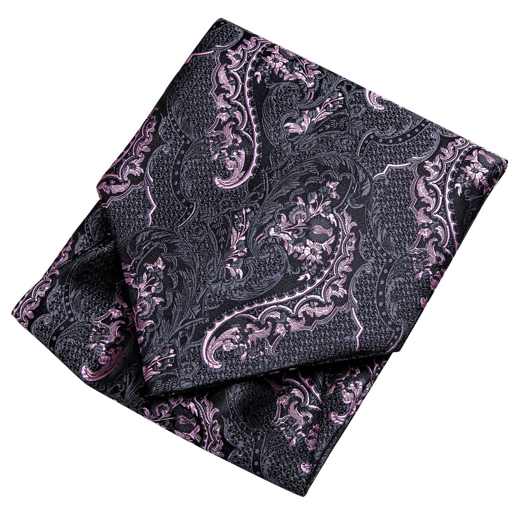 GentCrest Black Paisley Ascot - Image 5