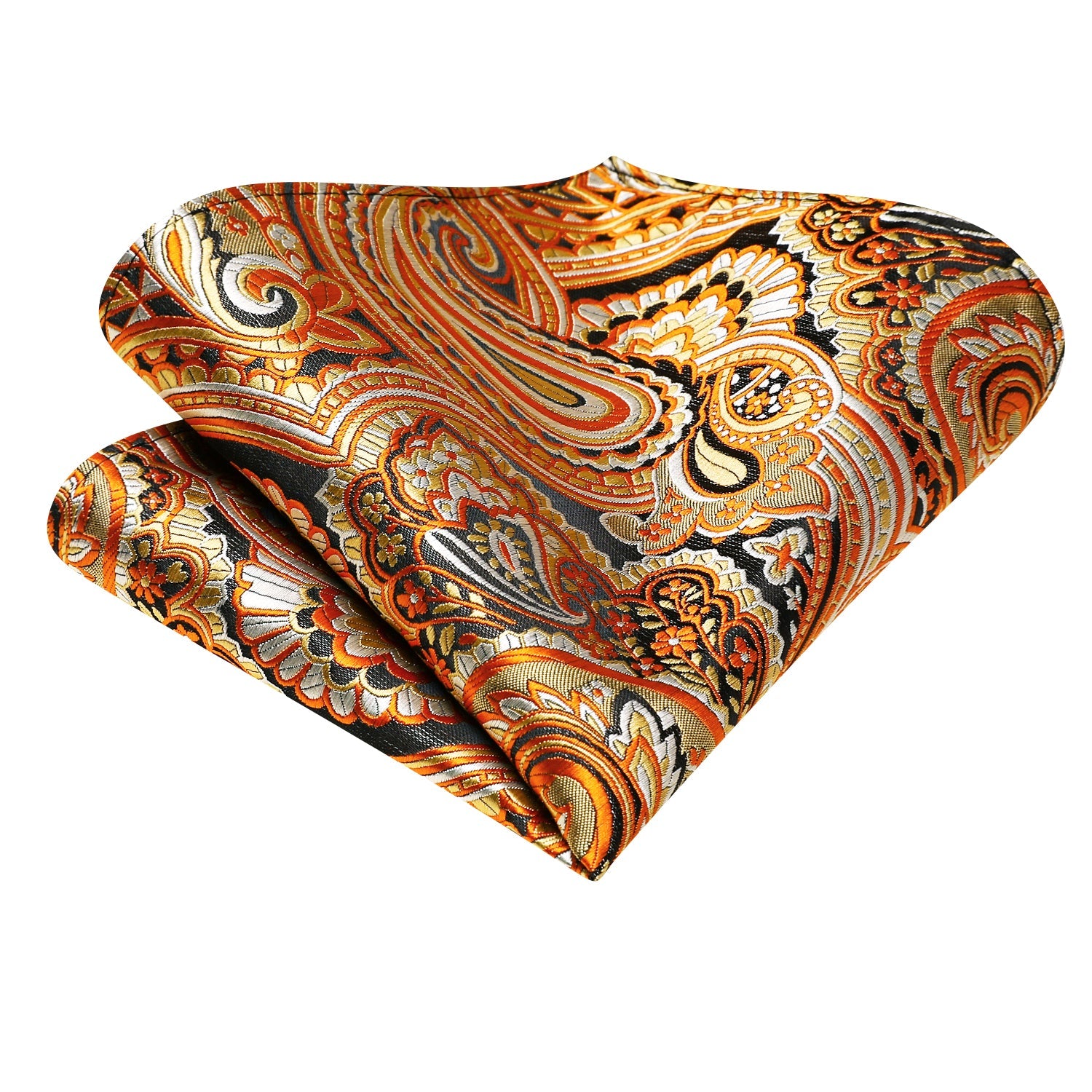 GentCrest Orange Paisley Ascot - Image 5