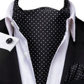 GentCrest Black Plaid Ascot - Image 1
