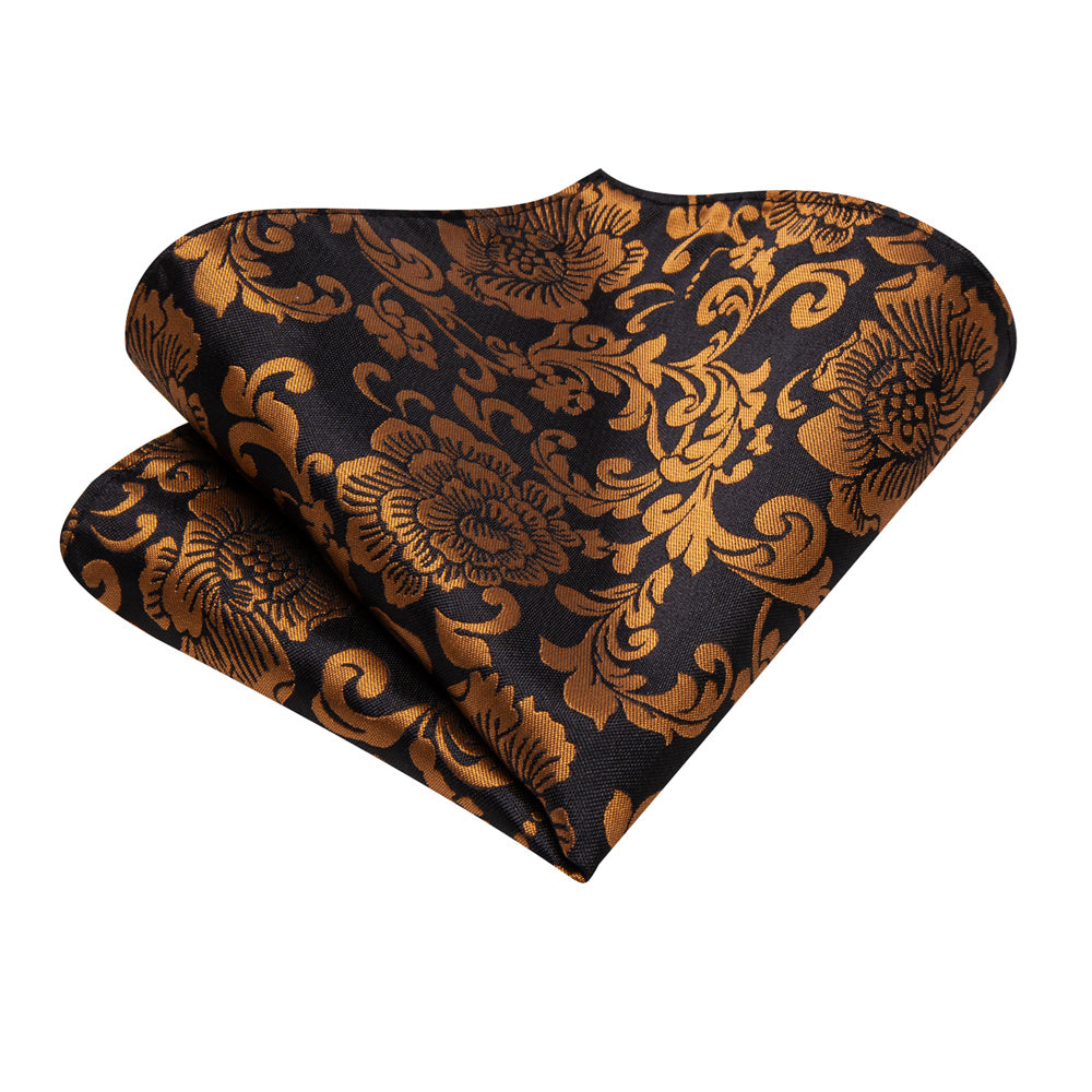GentCrest Black Floral Ascot - Image 3