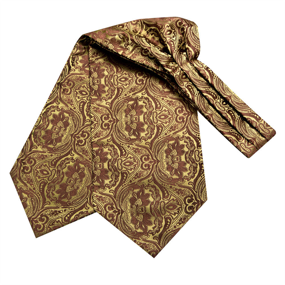 GentCrest Gold Floral Ascot - Image 3