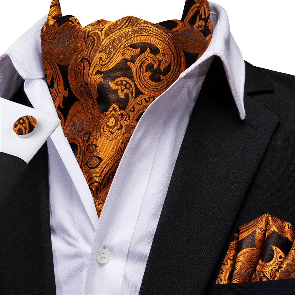 GentCrest Gold Paisley Ascot - Image 2