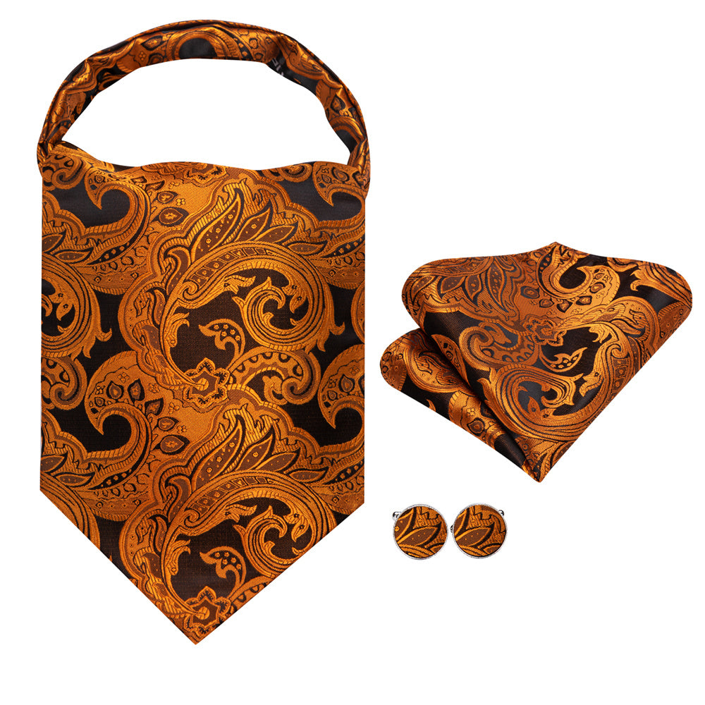 GentCrest Gold Paisley Ascot - Image 5
