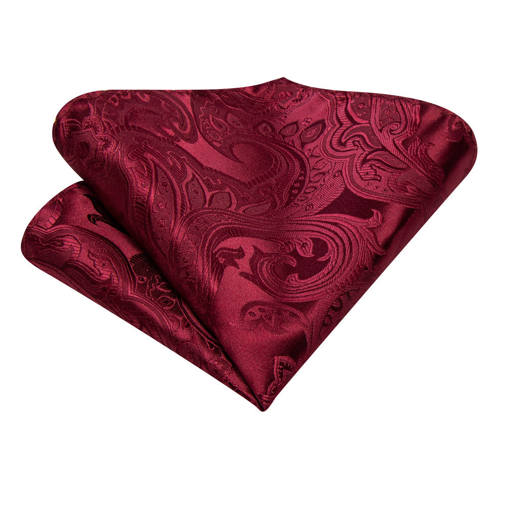 GentCrest Red Paisley Ascot - Image 4