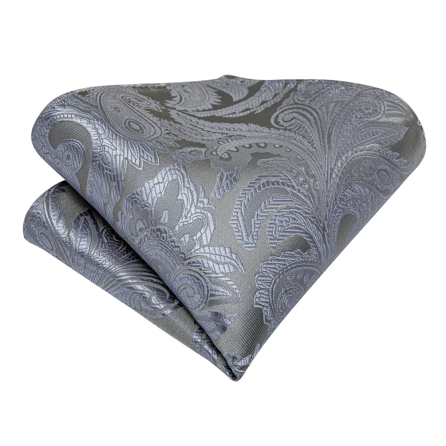 GentCrest Grey Paisley Ascot - Image 5