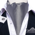 GentCrest Grey Solid Ascot - Image 1