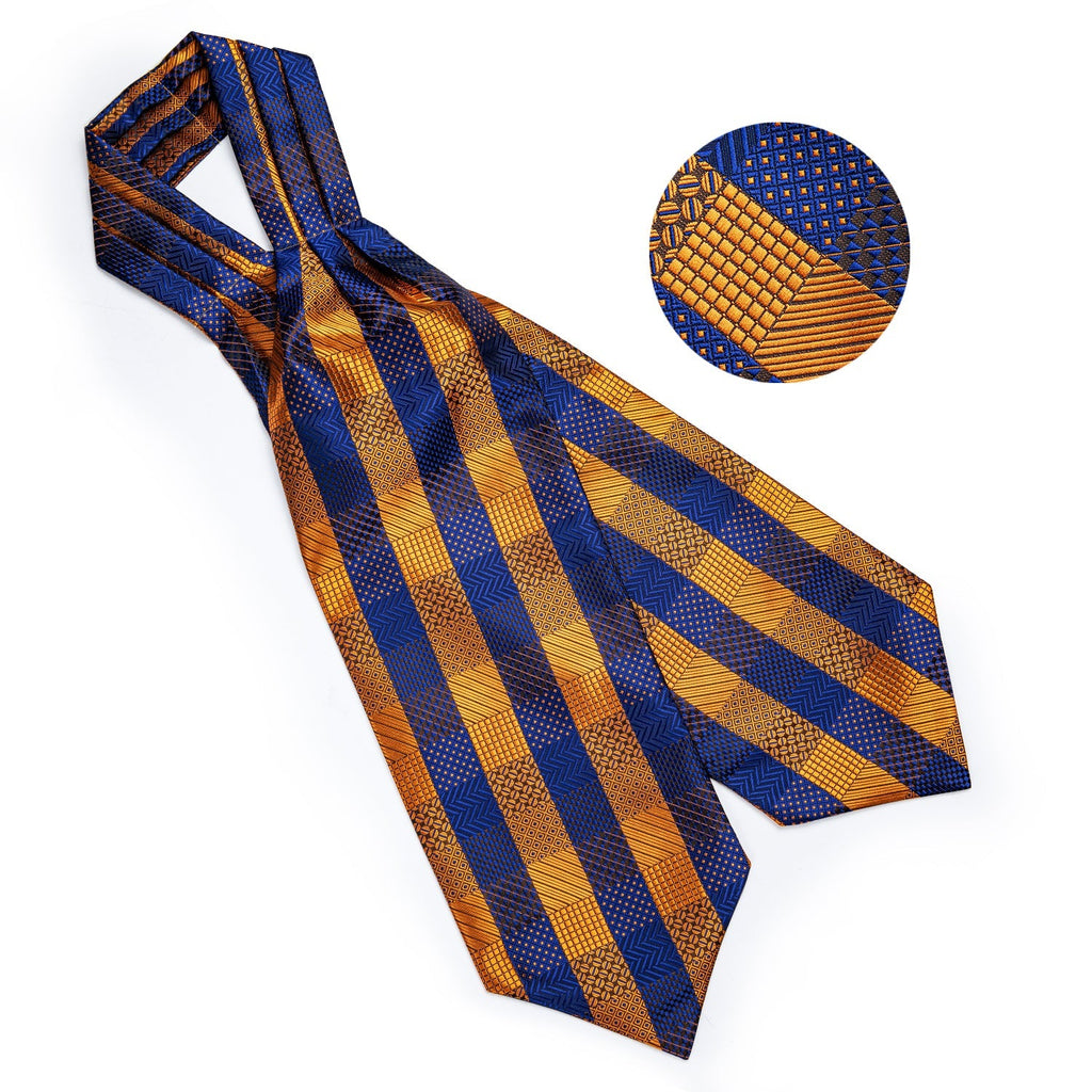 GentCrest Blue Striped Ascot - Image 4