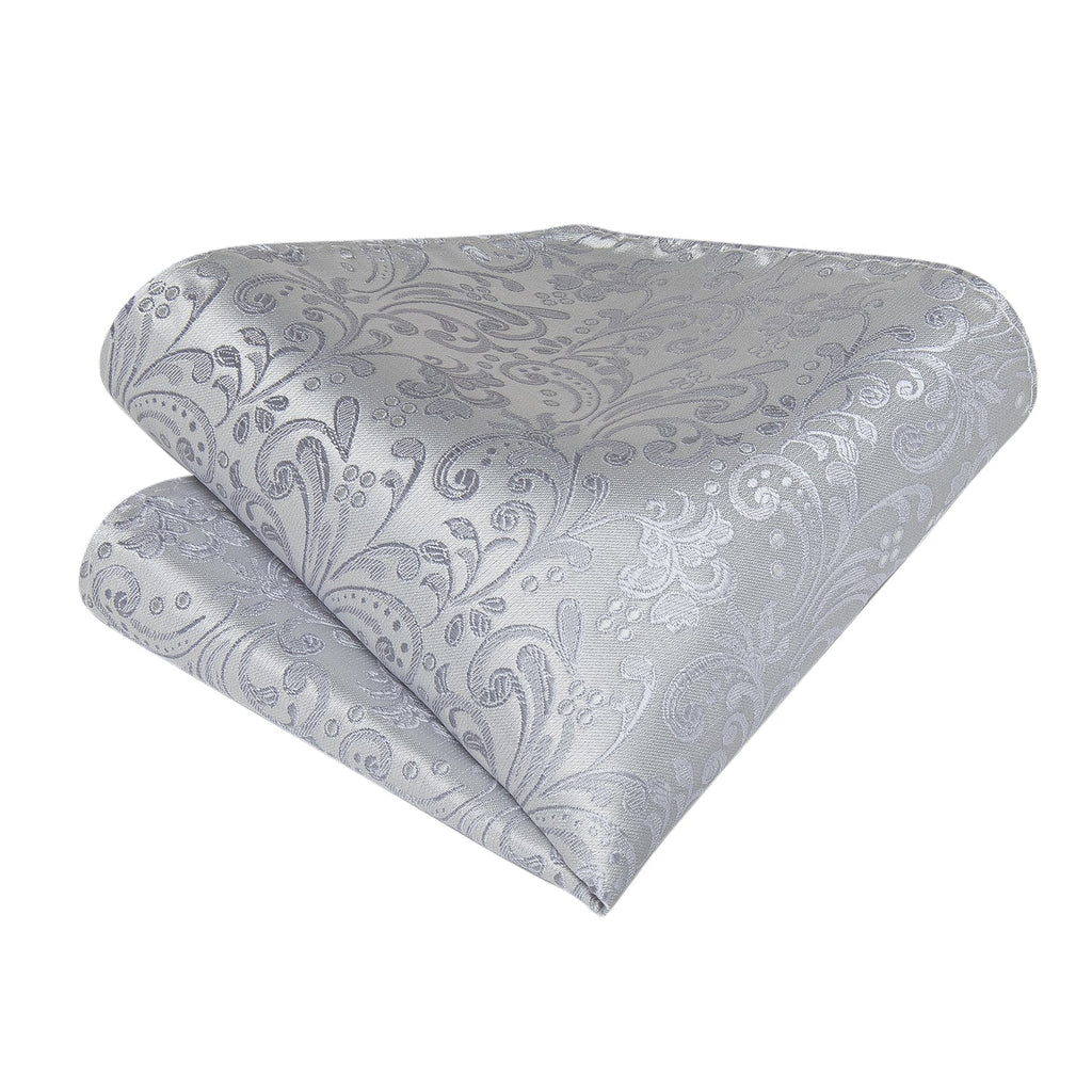 GentCrest Silver Floral Ascot - Image 5
