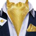 GentCrest Gold Paisley Ascot - Image 1