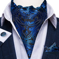 GentCrest Black Paisley Ascot - Image 1
