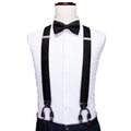 GentCrest Black Paisley Suspenders - Image 1