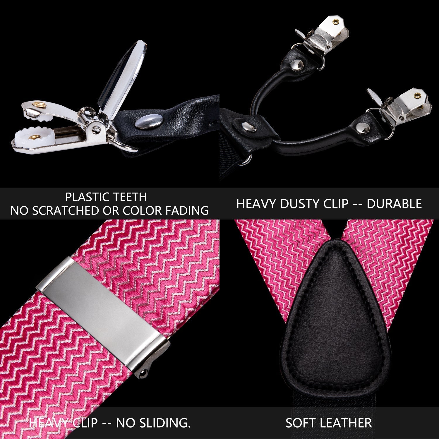 GentCrest Pink Novelty Suspenders - Image 7