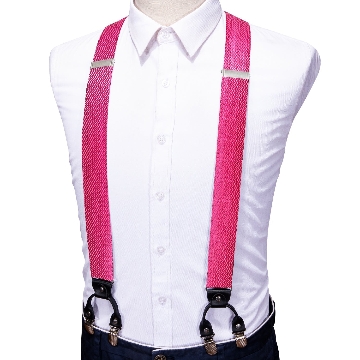 GentCrest Pink Novelty Suspenders - Image 4