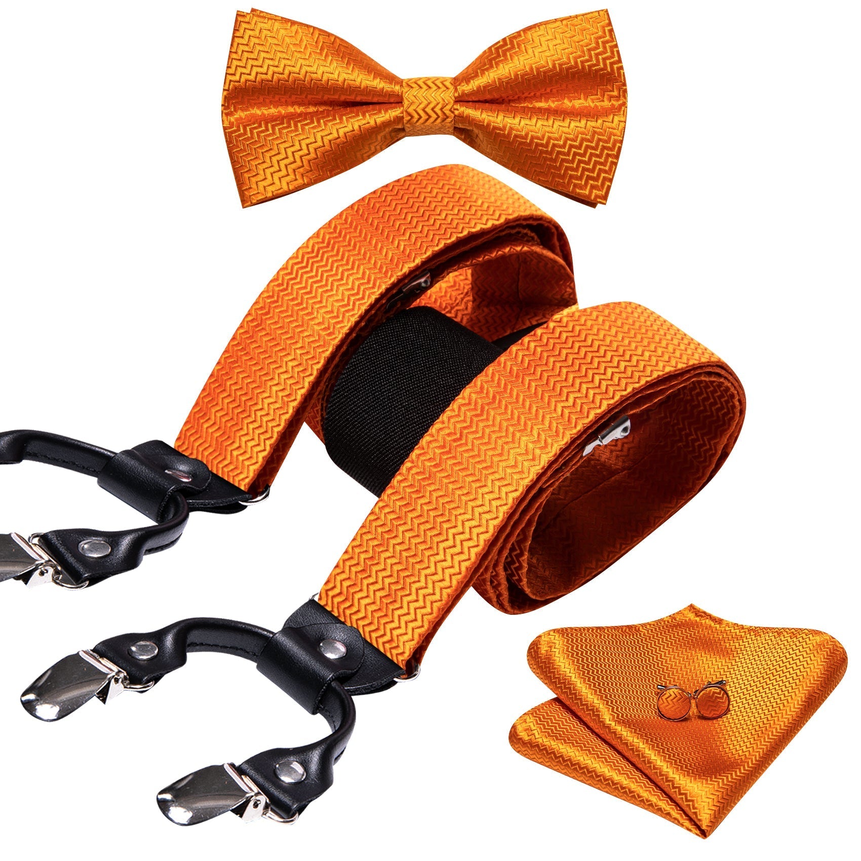 GentCrest Orange Novelty Suspenders - Image 2