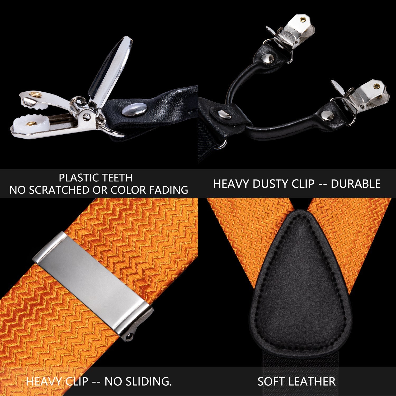 GentCrest Orange Novelty Suspenders - Image 7
