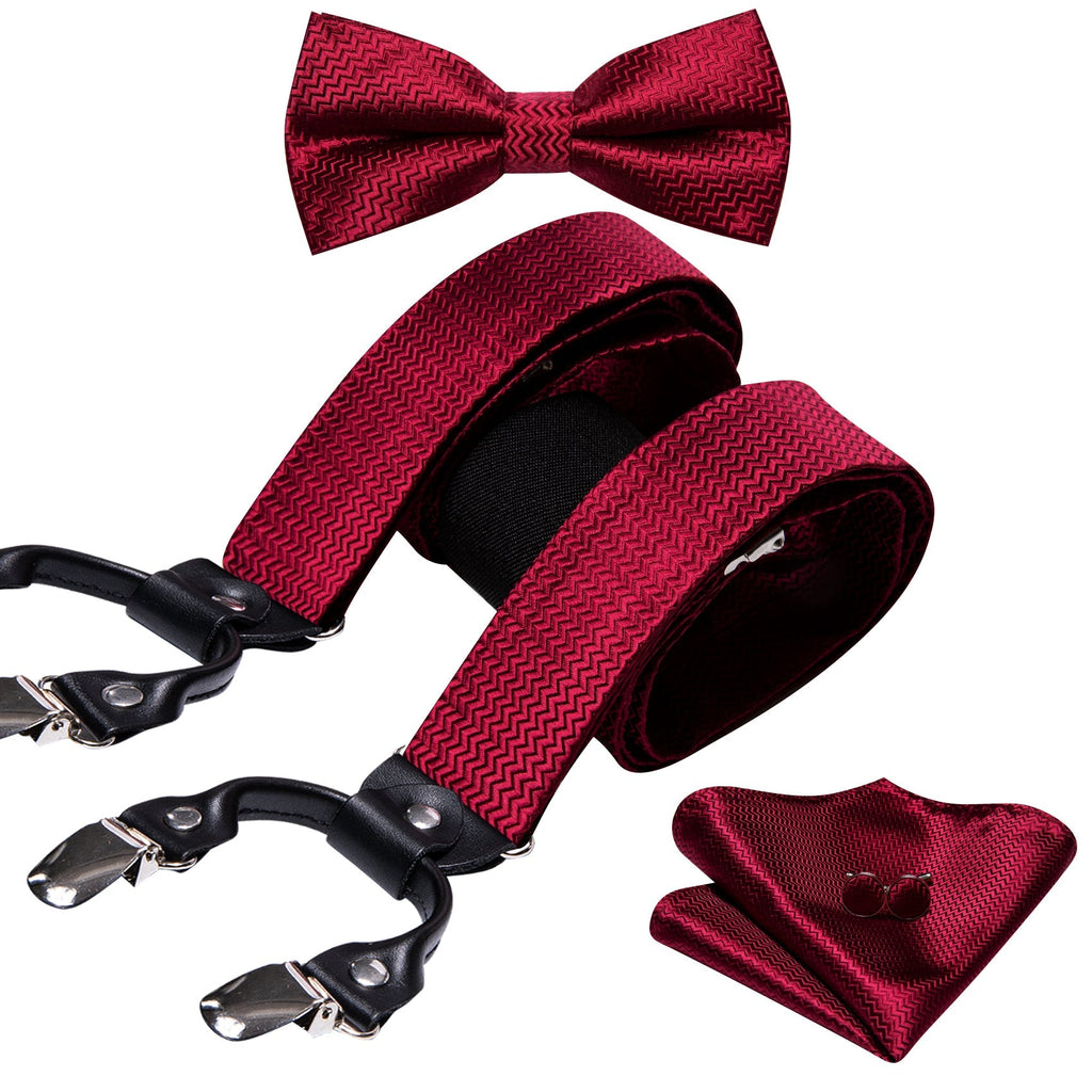 GentCrest Burgundy Novelty Suspenders - Image 2