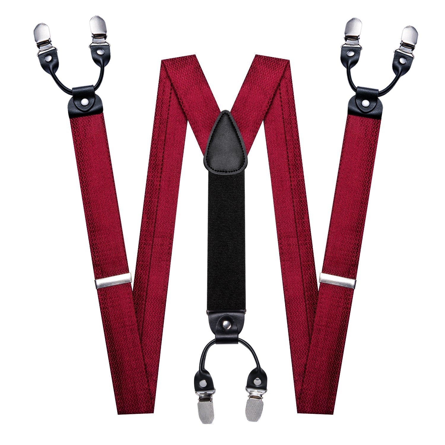 GentCrest Burgundy Novelty Suspenders - Image 5