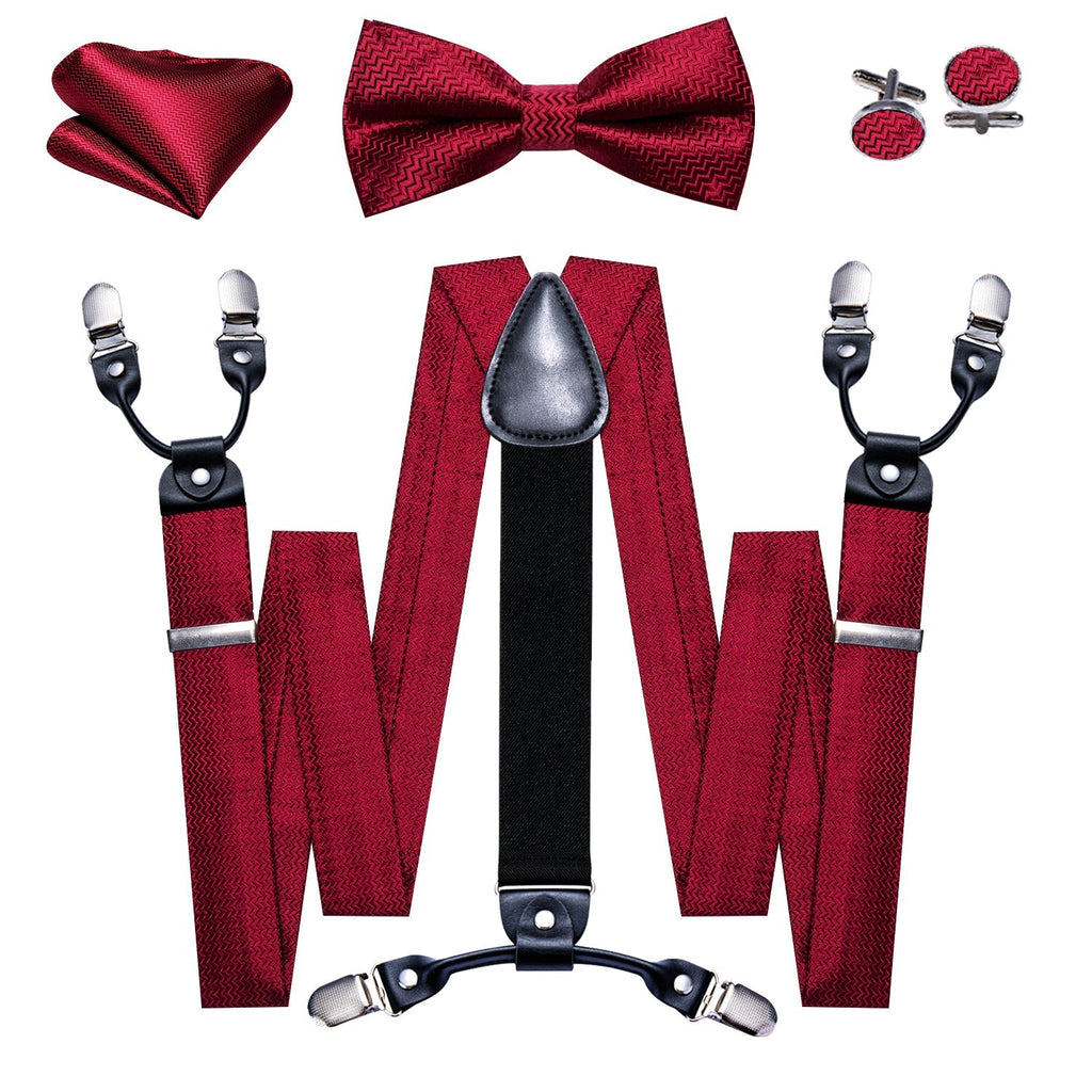 GentCrest Burgundy Novelty Suspenders - Image 6