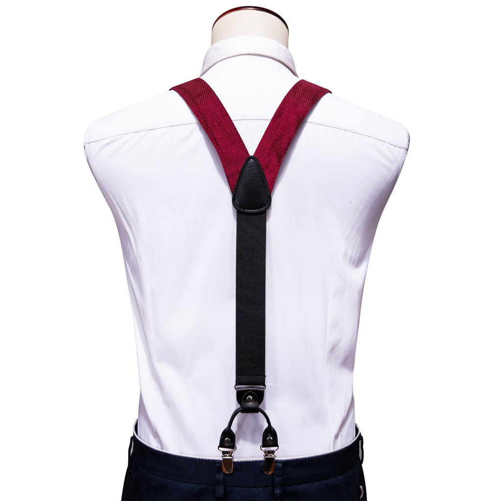 GentCrest Burgundy Novelty Suspenders - Image 3