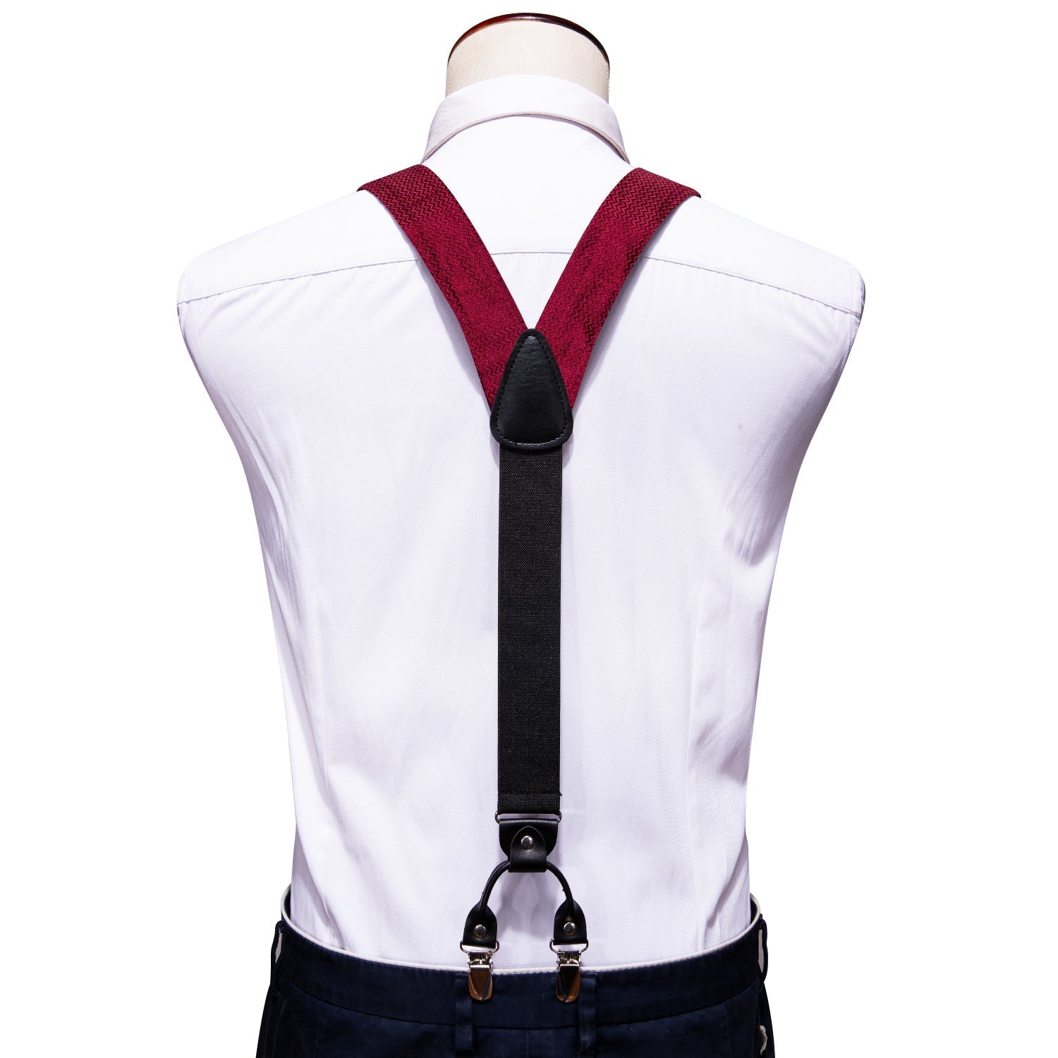 GentCrest Burgundy Novelty Suspenders - Image 3