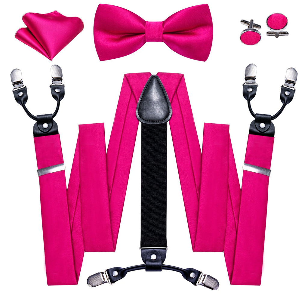 GentCrest Red Solid Suspenders - Image 3