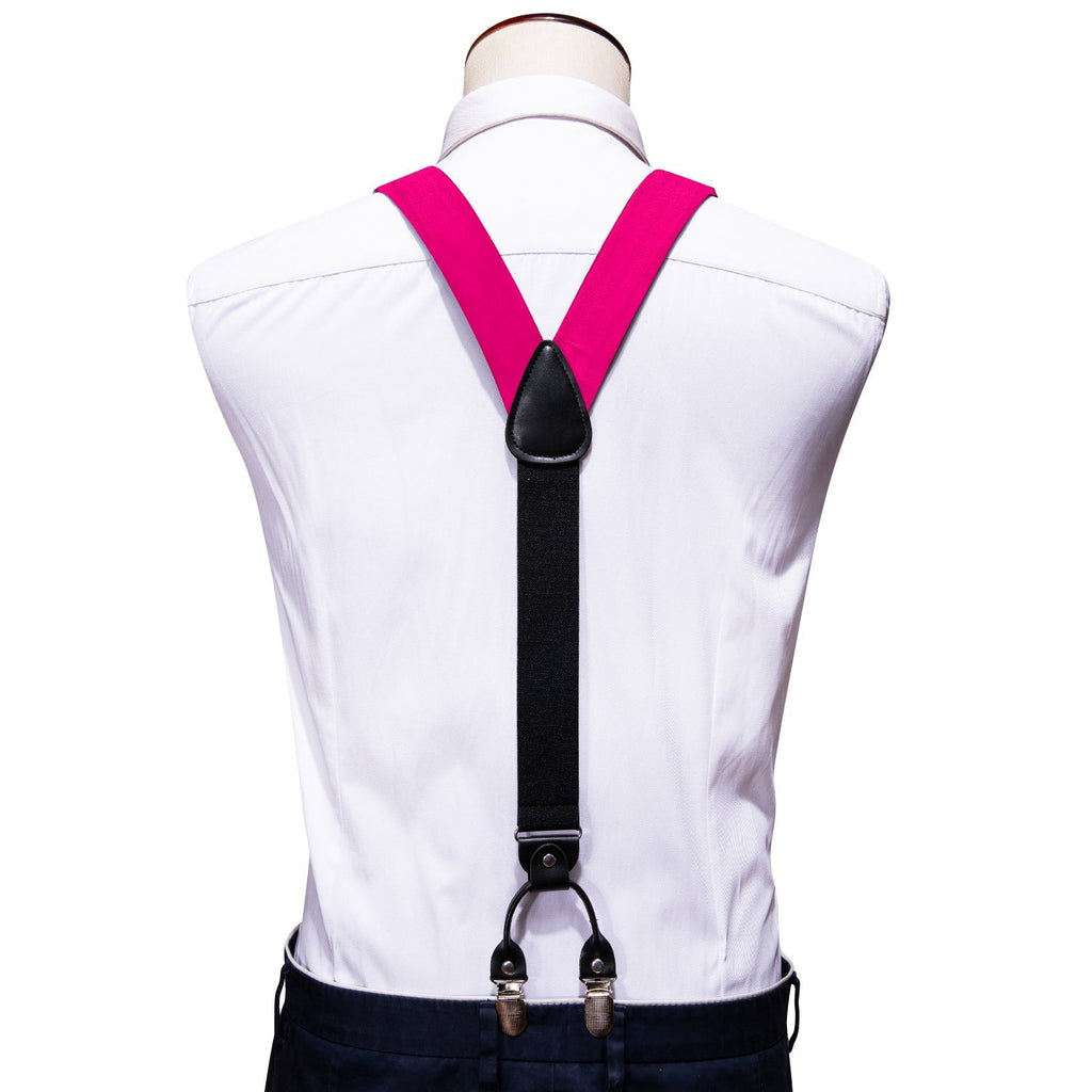 GentCrest Red Solid Suspenders - Image 5