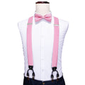 GentCrest Pink Solid Suspenders - Image 1