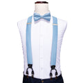 GentCrest Blue Solid Suspenders - Image 1